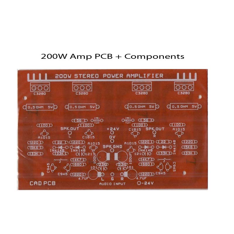 CAD 200W AMP PCB + Parts